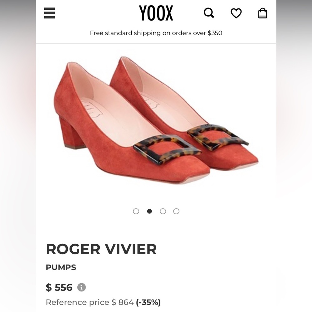Roger Vivier Belle Vivier Suede Pumps with Tortoise Buckle